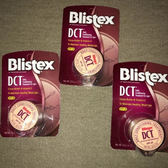 blistex Makeup 3pk Blistex Dct Lip Treatment Spf 2 New Sealed